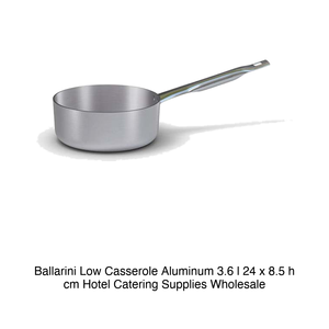 Casserole peu profonde en aluminium Ø 24 cm H 8,5 cm, 3,6 L Ballarini - Product Image 2