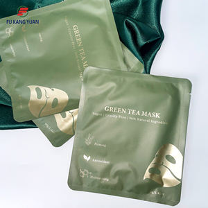 गहरी मरम्मत व्हाइटनिंग ग्रीन टी निकालने वाली हरी चाय निकालने की शीट मास्क हाइलूरोनिक एसिड पोर सफाई चेहरे मास्क मॉइस्चराइजिंग गुण - Product Image 4