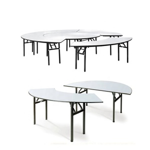 <span class=keywords><strong>Table</strong></span> de salle de banquet <span class=keywords><strong>pliante</strong></span> <span class=keywords><strong>ronde</strong></span> <span class=keywords><strong>en</strong></span> <span class=keywords><strong>demi</strong></span>-<span class=keywords><strong>lune</strong></span> modulaire moderne <span class=keywords><strong>en</strong></span> forme de S à vendre - Product Image 2