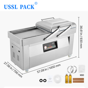 Selladora al Vacío <span class=keywords><strong>de</strong></span> Doble Cámara DZ-600-2S-V1 con Barras <span class=keywords><strong>de</strong></span> Sellado Dobles, para Carne, <span class=keywords><strong>Mariscos</strong></span> y Uso Industrial, Máquina <span class=keywords><strong>de</strong></span> Empaquetado <span class=keywords><strong>de</strong></span> Alimentos <span class=keywords><strong>de</strong></span> Acero Inoxidable - Product Image 4