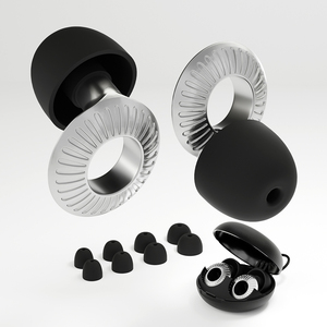 Bouchons d'oreilles acoustiques filtrants de qualité supérieure SNR 17dB, réduction de bruit haute fidélité, réutilisables, en silicone, pour musiciens, autisme - Product Image 1