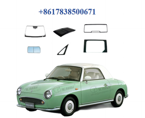 <span class=keywords><strong>NISSAN</strong></span> <span class=keywords><strong>FIGARO</strong></span> 2D CABRIOLET voiture Auto verre avant pare-brise porte fenêtres arrière pare-brise Triangle quart assemblage toit ouvrant Panora - Product Image 1