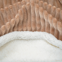 Couverture duveteuse et douce, Super doux, couleur unie, cordon Jumbo gris, lancer Jacquard, flanelle, polaire Sherpa, peluche Minky, couverture pour Sublimation, 1 pièce