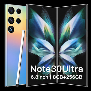 Giá thấp New Dual Sim Thẻ lưu ý 30 điện thoại di động 8GB + 256GB Khả năng mở rộng 6.8 ''đầy đủ Màn hình 4G 5g điện thoại di động - Product Image 1