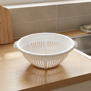 Passoire de cuisine CATEEM MRD445-TK, petite, 4 litres, en plastique PP blanc, écologique, durable, pour la maison et la restauration - Product Image 3