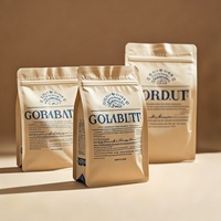 Koffiezak met opdruk, geurdicht, biologisch afbreekbaar, met ventiel, mylar, staande pouch, hersluitbare rits, 12oz 16oz, geschikt voor koffiebonen, dierenvoer, gelei