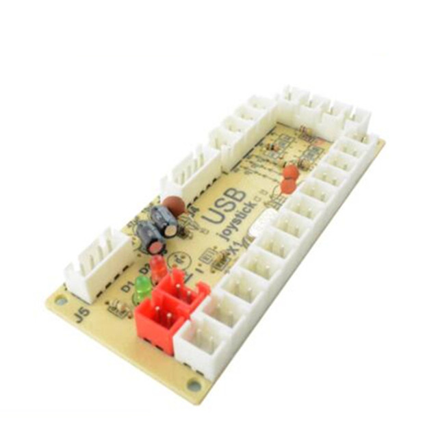 Zero Delay USB Encoder PC to Joystick Button Control USB Arcade Joystick Board Indicator