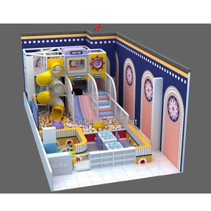 Équipement de <span class=keywords><strong>jeux</strong></span> de parc pour enfants personnalisé Équipement de jeu intérieur souple Petite aire de <span class=keywords><strong>jeux</strong></span> intérieure pour enfants, parc d'attractions avec toboggans - Product Image 5