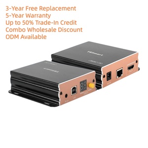 TESmart HDMI KVM Console Extender Over IP 1080P 60Hz 120m avec prise en charge CAT5e/6, passage IR (émetteur) pour salle de conférence - Product Image 1