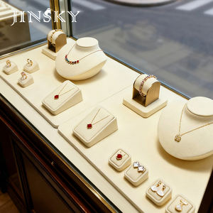 Jinsky Wholesale In-Stock Jewelry <b>Display</b> <b>Stand</b> Set Fast Shipping Multi-Functional Holder for Jewelry Shop & Exhibition - Product Image 2