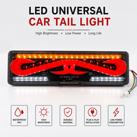 Nouveau feu arrière de remorque ENSAITE à LED, feu de freinage et d'indication, étanche IP67, 30W haute puissance, pour camion, montage universel