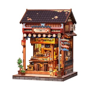2026 Estilo Japonés Rincón de Lectura de Madera Escena en Miniatura Casa DIY Hecho a Mano Rompecabezas 3D Modelo de Ensamblaje Adorno de Escritorio para Adultos Venta al por Mayor - Product Image 1