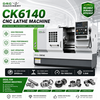 Torno CNC de Velocidad Variable CK6140, 100-2000 rpm, Sin Escalonamientos, 400 mm de Diámetro de Torneado, 750 mm de Longitud de Cama, Motor de 4 kW, GSK, Torno de Cama Plana