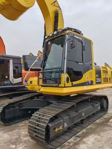 Excavatrice Komatsu PC200 20T d'occasion certifiée CE, importée du Japon, avec moteur Cummins, boîte de vitesses et accessoire de préhension (thumb). - Product Image 4