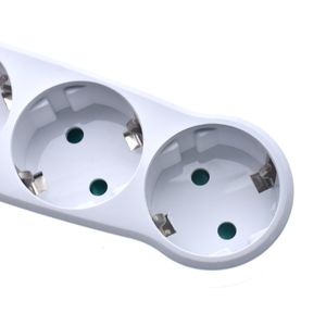 Enchufe de conversión de tipo europeo de 16A, <span class=keywords><strong>1</strong></span> a 3 vías, toma de corriente estándar de la UE - Product Image 6