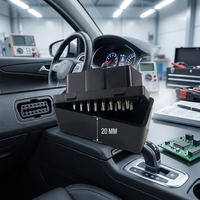 SETOCONT Neues OBD2 Diagnosegehäuse 20 mm mit OBD-Anschluss für GPS-Tracker OBDII Gehäuse ST-SOH-002