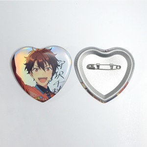Pins, boutons et badges en métal en forme de cœur Anime, Manga, <span class=keywords><strong>Otaku</strong></span>, à personnaliser, pour le marché japonais - Product Image 1