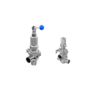 ステンレス鋼高清浄圧力リリーフバルブ衛生安全弁食品グレード衛生オーバーフローバルブ - Product Image 5