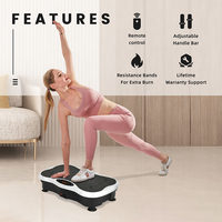 Forme de papillon Sports Fitness Vibration Plate Trainer Body Minceur Exercice Machine