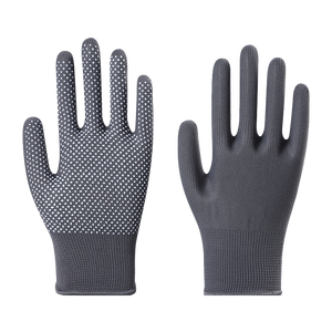 Luvas de Trabalho e Inspeção de Poliéster Tricotado de Calibre 13 com Pontos de PVC, Anticorte e Antiderrapantes, com Forro de Nylon. Amostra Grátis - Product Image 6