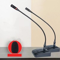 Microphone de conférence filaire professionnel pour diffusion et télévision, podium de salle de conférence, plateforme de conférence, micro dynamique de bureau
