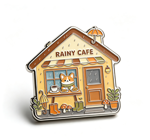 Pin de Solapa Esmaltado Personalizado, Pin Metálico Estilo Antiguo, Pin de Animal para Café, para Regalo y Ropa - Product Image 3