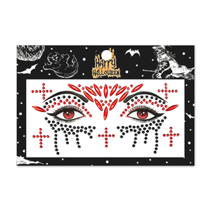 Pegatinas Faciales para Festivales de Música, Precio de Fábrica, Joyas Faciales, Tatuajes Temporales, Diamantes Negros, Hipoalergénicas, Resistentes al Agua - Product Image 6