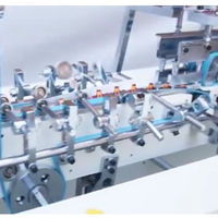 Machine à plier et à coller les boîtes en carton automatique de petite taille ZH-500, mini machine à plier et à coller automatique