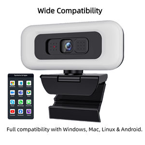 <span class=keywords><strong>Web</strong></span> <span class=keywords><strong>Cam</strong></span> 4K UHD Laptop Camera Webcam con 3 niveles de luz y micrófono incorporado para transmisión en vivo y videoconferencia - Product Image 6