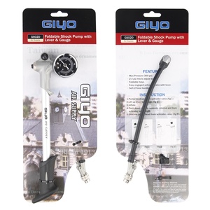 <span class=keywords><strong>Pompe</strong></span> à vélo en alliage d'aluminium <span class=keywords><strong>GIYO</strong></span> GS02D, portable, 300 PSI, mini <span class=keywords><strong>pompe</strong></span> manuelle haute pression pour vélo - Product Image 4