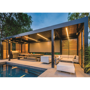 Estructura de carport para todas las estaciones, Sistema solar, pérgola bioclimática de aluminio, pérgolas y gazebos para exteriores - Product Image 3