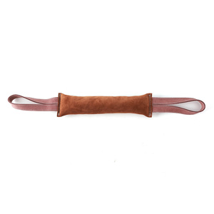Jouet interactif amusant en cuir pour <span class=keywords><strong>chien</strong></span>, résistant aux morsures, pour l'entraînement et la lutte contre l'ennui - Product Image 4