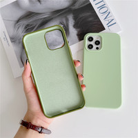 Étui de téléphone portable en silicone liquide de luxe de qualité supérieure avec logo original personnalisé pour Apple iPhone 12 13 14 Pro Max