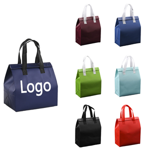 Recycled Non-Woven Insulated Thermal Tote <strong>Bag</strong> for Food <strong>Delivery</strong> Custom Printed Logo Cooler <strong>Bag</strong> for Cake <strong>Pizza</strong> Drinks Take Out - Product Image 1