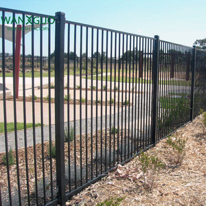 Giá thấp thép carbon sơn tĩnh điện hàng rào thép hình ống thép lan can rèn sắt hình ống hàng rào - Product Image 2