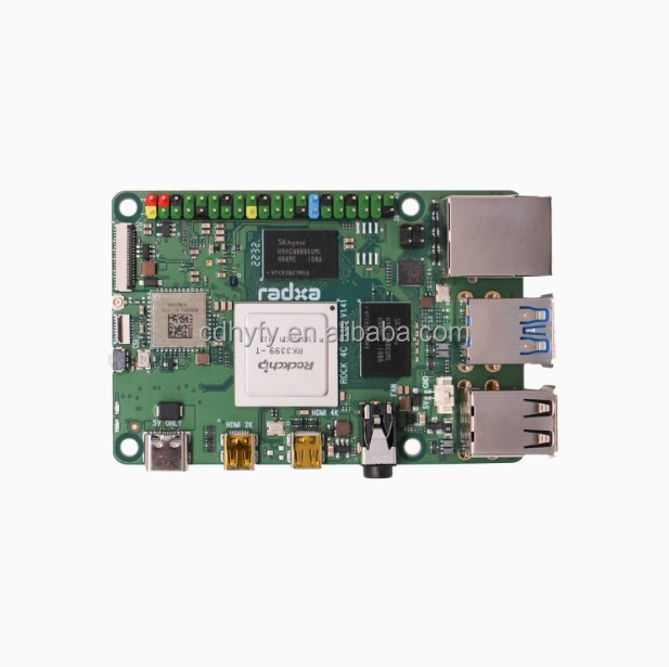 Radxa ROCK 4C+ RK3399-T High-Performance Six-Core CPU Single Board Computer (Alternative to Raspberry Pi)