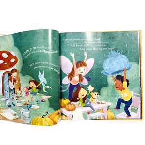 หนังสือฮาโลวีนคุณภาพสูงแบบกำหนดเอง น่ารัก ลายการ์ตูน สำหรับการเรียนรู้เบื้องต้น เข้าเล่มแบบเย็บกี่ ปกแข็ง พิมพ์ฟิล์มบนกระดาษแข็ง - Product Image 5