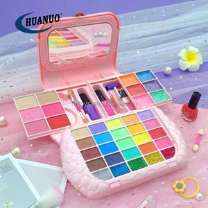 Estuche <span class=keywords><strong>de</strong></span> <span class=keywords><strong>maquillaje</strong></span> púrpura para niñas, Kit <span class=keywords><strong>de</strong></span> <span class=keywords><strong>maquillaje</strong></span> encantador, sombra <span class=keywords><strong>de</strong></span> ojos, esmalte <span class=keywords><strong>de</strong></span> uñas, caja <span class=keywords><strong>de</strong></span> <span class=keywords><strong>maquillaje</strong></span> para niñas - Product Image 4