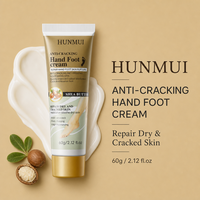 Crème anti-fissures pour les mains et les pieds au beurre de karité, hydratante et réparatrice pour peaux sèches et gercées, soin adoucissant pour les pieds, vente en gros 60g pour adultes