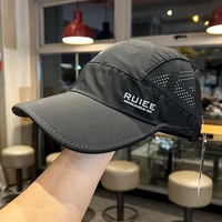 Gorra de Béisbol de 6 Paneles con Visera Ancha, de Secado Rápido, Impermeable, Estilo Deportivo Vintage, para Bebés, Transpirable, Protección Solar Anti-UV para Invierno