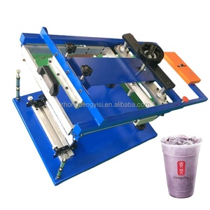 Professional Manual Cylindrical Silk Screen <b>Printing</b> <b>Machine</b> for Glass Plastic Products - Product Image 2