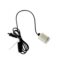 Haute Qualité E27 Vis En Céramique Porte-Lampe En Porcelaine Avec Interrupteur Marche/arrêt