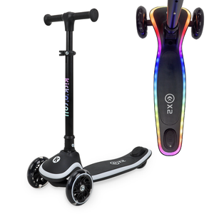 Trottinette pliable pour enfants en gros avec plateau et roues lumineux - Product Image 1