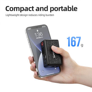 CYCLAMI NOUVEAU Mini pompe à vélo électrique 130PSI affichage numérique gonfleur portable Presta Schrader Valve pour vtt pneus de vélo de route - Product Image 4