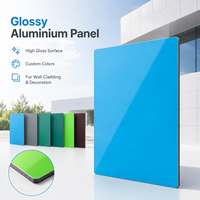 Panneaux composites en aluminium Alucobond 3mm 4mm 6mm ACP ACM, haute brillance, ignifuges, prix usine, pour enseignes de magasin