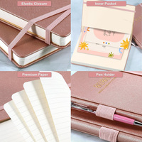 Cuaderno Espiral A5 Simplificado, Libro de Registro de Reuniones de Negocios Personalizado, Logotipo Impreso en Lámina Dorada, Ecológico