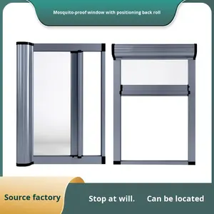 <span class=keywords><strong>Store</strong></span> enrouleur en alliage d'aluminium, design moderne, <span class=keywords><strong>moustiquaire</strong></span> invisible, <span class=keywords><strong>porte</strong></span> <span class=keywords><strong>moustiquaire</strong></span> coulissante rétractable pour les fenêtres extérieures des hôtels - Product Image 2
