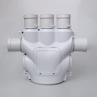 Boîte de distribution d'air ABS 1 à 7 voies pour connexion de tube PE, ventilation d'air frais, système ERV HRV