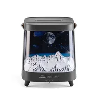 Diffuseur d'arômes Aurora avec paysage de glacier, lumière d'ambiance intelligente portable pour la chambre à coucher, vaporisation automatique de parfum pour la maison, YS