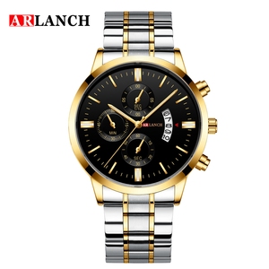 Reloj de Pulsera Deportivo y de Negocios para Hombre, Multifunción, Cronógrafo, Cuarzo, Correa de Acero Inoxidable, Resistente al Agua - Product Image 5